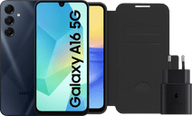 Samsung Galaxy A16 128GB Donkerblauw 5G + Accessoirepakket Goedkope Samsung smartphone