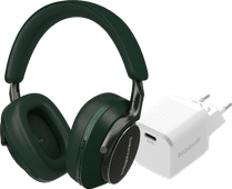 Bowers & Wilkins Px8 Groen + BlueBuilt Power Delivery Oplader met Usb C Poort 20W Wit Koptelefoon in onze winkel