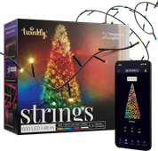 Twinkly Strings kerstverlichting Wit en Kleur 600 lampjes Smart lamp met WiFi