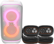 JBL Partybox 320 Wit + 2x JBL Partylight Beam Party speaker