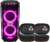 BL Partybox 710 + 2x JBL Partylight Beam Party speaker