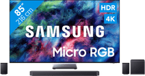 Samsung Micro RGB 85" R95H (2026) + Samsung HW-Q990H (2026) Samsung tv voor gaming