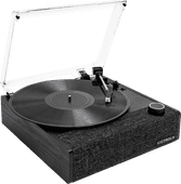 Victrola Eastwood II Zwart Platenspeler met hoofdtelefoon aansluiting