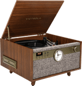 Victrola Century Signature Bruin Platenspeler met hoofdtelefoon aansluiting