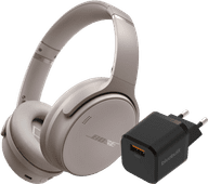 Coolblue Bose QuietComfort Headphones Beige + Oplader aanbieding