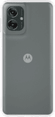 Just in Case Soft Design Motorola Moto G55 Back Cover Transparant Back cover met valbescherming