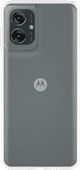 Just in Case Soft Design Motorola Moto G75 Back Cover Transparant Back cover met valbescherming