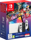 Nintendo Switch OLED Wit + Mario Kart + 12 maanden Nintendo Switch Online Nintendo Switch OLED