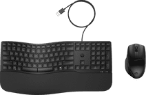 HP 480 toetsenbord QWERTY + muis Ergonomisch toetsenbord