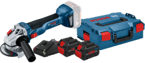 Bosch Professional GWS 18V-10 8,0 Ah ProCORE Accu (2x) Starterspakket Bosch accu haakse slijper