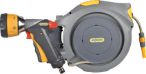 Hozelock AutoReel 40m + Hozelock Multi Spray Ultramax Wandslangenbox