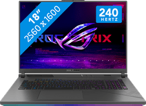 ASUS ROG Strix G18 G814JIR-N6094W Windows laptop voor videobewerking en industrieel ontwerpen