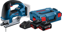 Bosch Professional GST 18V-155 BC 5.0Ah GBA Battery (2x) Starter Pack Jigsaw