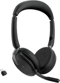 Jabra Evolve2 65 Flex USB C MS Draadloze Office Headset Bedrade office headset