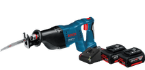 Bosch Professional GSA 18V-LI 5,0 Ah GBA Accu (2x) Starterspakket Reciprozaag