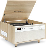 Victrola Century Licht bruin Platenspeler met hoofdtelefoon aansluiting