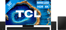 TCL QD Mini-LED 50C803 (2023) + TCL Q85H Televisie met AirPlay