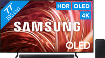 Coolblue Samsung OLED 4K 77S85D (2024) + Samsung HW-Q600C (2023) aanbieding