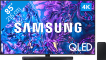 Coolblue Samsung QLED 4K 85Q70D (2024) + Samsung HW-Q600C (2023) aanbieding