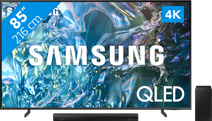 Coolblue Samsung QLED 4K 85Q60D (2024) + Samsung HW-B530 (2022) aanbieding