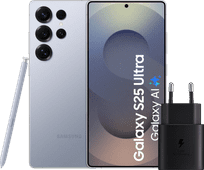 Samsung Galaxy S25 Ultra 1TB Silver 5G + Samsung Charger 25W Black Samsung Galaxy S25 Ultra