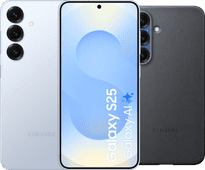 Samsung Galaxy S25 512GB Lichtblauw 5G + Samsung Kindsuit Back Cover Zwart Smartphone kopen?