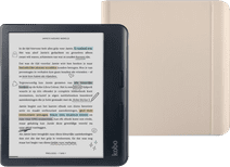 Kobo Libra Colour Zwart + Sleep Cover Beige Kobo Libra