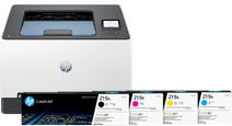 HP Color LaserJet 3202dw + 1 Set Extra Toner Cartridges 
