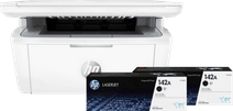 HP LaserJet M140w MFP + 2 Extra Black Toner Cartridges 