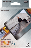 Fujifilm Instax Wide Film Brushed Metal (10 stuks) Fujifilm Instax fotopapier