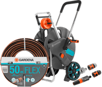 GARDENA Comfort FLEX 50m CleverRoll L Pack Gardena hose cart