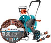 Gardena Premium SuperFLEX 30m CleverRoll M Pakket Slangenwagen
