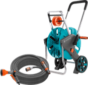 GARDENA Liano Life 15m AquaRoll S Classic Spray Nozzle Pack Gardena hose cart