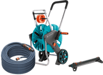 GARDENA Liano Xtreme 30m CleverRoll M Large Sprinkler Pack Gardena hose cart