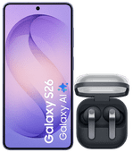 Samsung Galaxy S26 256GB Donkerblauw 5G + Samsung Galaxy Buds4 Pro Zwart Samsung Galaxy S26 serie
