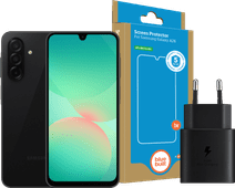Samsung Galaxy A26 128GB Black 5G + Basic Accessory Pack affordable Samsung smartphone