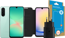 Coolblue Samsung Galaxy A26 128GB Groen 5G + Compleet Accessoirepakket aanbieding