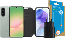 Samsung Galaxy A56 128GB Groen 5G + Compleet Accessoirepakket Smartphone bundel