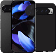 Google Pixel 9 128GB Zwart 5G + Just in Case Soft Design Back Cover Zwart Google Pixel telefoon