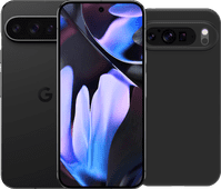 Google Pixel 9 Pro XL 256GB Zwart 5G + BlueBuilt Back Cover Zwart Google Pixel telefoon