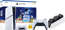 PlayStation 5 Slim Disc Edition + Astro Bot + Extra Controller White + Charging Dock PlayStation 5 Pro or Slim