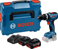 Bosch Professional GSB 18V-65 5.0Ah GBA Battery (2x) Starter Kit impact drill