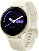 Garmin Vivoactive 6 Music Gold/White Smartwatch in our store in Amsterdam Zuidas