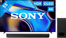 Coolblue Sony 55" Bravia 8 OLED 4K (2024) + Sony Bravia Theatre Bar 6 Zwart aanbieding