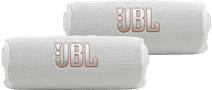 JBL Flip 7 White Duo Pack Wireless speaker bundle