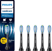 Philips Sonicare Premium Plaque Defense HX9045/88 Zwart (5 stuks) 