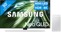 Samsung Neo QLED 4K 50QN90D (2024) + Samsung HW-S701D White (2024) Samsung TV with Apple TV and AirPlay 2