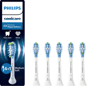 Philips Sonicare Premium Plaque Defense HX9045/87 Wit (5 stuks) 