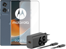 Motorola Edge 50 Fusion 256GB Donkerblauw 5G + Accessoirepak Motorola smartphone