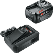 Bosch Starterset 18V 4,0 Ah Accu en acculader set voor gereedschap